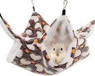 🐾 double-layer small pet cage hammock - cozy hanging bed for rats, ferrets, sugar gliders, chinchillas, parrots, guinea pigs, squirrels, hamsters - ideal for playtime and restful sleep logo