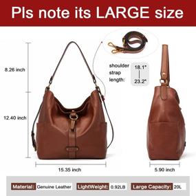 img 2 attached to CLUCI Handbags Designer Organizer Crossbody Women's Handbags & Wallets for Totes