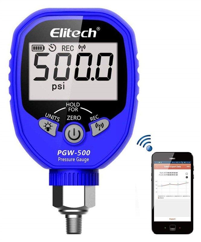 elitech pgw 500 wireless pressure waterproof 로고