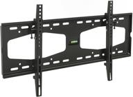 📺 highly-compatible 32-55 inch tv wall mount bracket for samsung, sony, vizio, lg, sharp tvs - ultra-slim design with vesa 600x400mm support, black logo