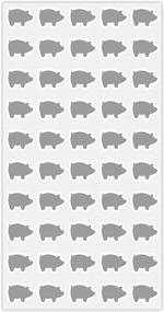 img 3 attached to 🐖 50 Wedding Meal Stickers for Place Cards - Enhance Your Wedding Menu Choices with Elegant Silver Stickers - Personalize Guests' Meal Choices (Pork)