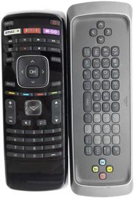 img 1 attached to 📺 Enhanced VIZIO XRT303 Qwerty Keyboard Remote for M3D550KDE M3D470KDE M3D550KD 3D M-GO Smart TV with Internet TV Capabilities