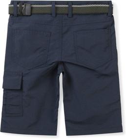 img 3 attached to 🩳 OCHENTA Quick Dry Cargo Shorts for Boys - Elastic Waist Athletic Shorts for Toddler - Ideal for Outdoor Hiking, Camping & Fishing