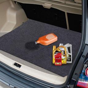 img 2 attached to 🚗 JOMMIE CHEN 36x60 Inches Garage Floor Mat: Waterproof, Absorbent & Durable - Ideal for Under Car, Washable Rubber Mat for Garage - Oil Resistant & Reusable!