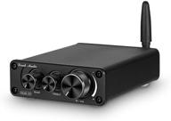 🎶 bluetooth 5.0 power amplifier with 100w class d hi-fi stereo audio, 2 channel mini amp, wireless receiver for home theater, treble and bass control - douk audio g3 (black) logo
