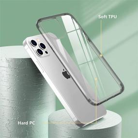 img 3 attached to Temdan Clear Case Compatible With IPhone 12 Case/Compatible With IPhone 12 Pro Case - Clear Cell Phones & Accessories