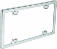 🚗 bell automotive universal license plate frame 22-1-46092-8 - chrome finish with clear cover logo