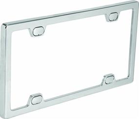 img 4 attached to 🚗 Bell Automotive Universal License Plate Frame 22-1-46092-8 - Chrome Finish with Clear Cover