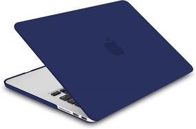 img 2 attached to 💻 KECC Laptop Case Compatible with MacBook Air 13" + Keyboard Cover, Sleeve Bag, and Screen Protector Bundle - Matte Navy Hard Shell Case A1466/A1369