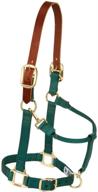 🐴 weaver leather breakaway adjustable halter with chin and throat snap логотип