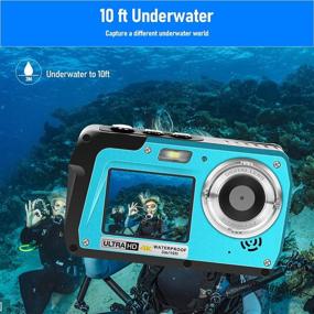 img 3 attached to Waterproof Anti Shake Digital Underwater Snorkeling
