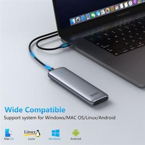 img 1 attached to 💾Адаптер кейса M.2 NVMe SSD без необходимости инструментов - USB C 3.1 Gen 2 10Gbps/Thunderbolt 3 - Поддержка UASP Trim, 6Gbps SATA PCIE M-Key(B+M Key) - для SSD размеров 2230/2242/2260/2280