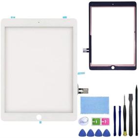 img 4 attached to FeiyueTech - White iPad 6 6th Gen 2018 (A1893 A1954) Touch Screen Digitizer Replacement Front Glass Assembly with Camera Holder, PreInstalled Adhesive, and Toolkit - No Home Button Included