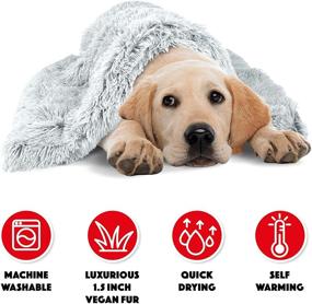 img 1 attached to Premium Quality Calming Snuggler Blankets - The Dog's Blanket Sound Sleep Original, Anti-Anxiety Solution