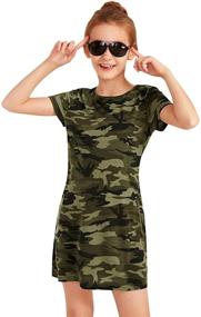 img 4 attached to SOLY HUX Casual Sleeve 11 12Y Girls' Clothing and Dresses