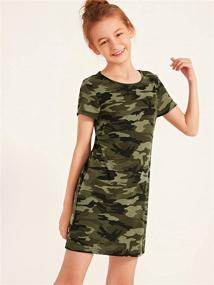 img 2 attached to SOLY HUX Casual Sleeve 11 12Y Girls' Clothing and Dresses