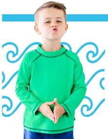 img 2 attached to 🏊 Summer Swimming Rashguard for Girls - Boys' Clothing with Enhanced Protection