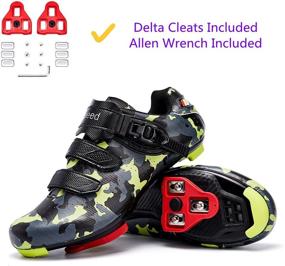 img 3 attached to 🚴 Unisex Cycling Shoes for Peloton SPD & Look ARC Delta, Road Bike Cycling Shoes for Men and Women, Indoor Cycling Shoes for Women, Men's Bike Shoes, Women's Cycling Shoes