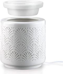 img 3 attached to 🌟 STAR MOON Pluggable Ceramic Fragrance Warmer Wax Melter - No Flame, No Smoke, No Soot - Ideal for Home, Dorm, and Office - Packaged with Two Bulbs -Sector