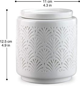 img 1 attached to 🌟 STAR MOON Pluggable Ceramic Fragrance Warmer Wax Melter - No Flame, No Smoke, No Soot - Ideal for Home, Dorm, and Office - Packaged with Two Bulbs -Sector