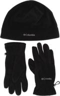 🧤 premium columbia men's black medium glove: ultimate comfort and style logo