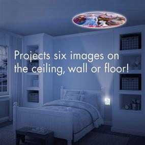 img 3 attached to 🌙 Frozen 2 LED Night Light - Projectables 6-Image Dusk-to-Dawn Plug-in, UL-Listed with Elsa, Anna, and Olaf Scenes on Ceiling, Wall, or Floor - Perfect for Bedroom, Nursery - 45028