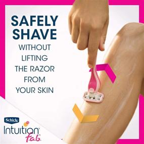 img 1 attached to 🪒 Pack of 3 Schick Intuition f.a.b. Bi-Directional Women's Razor Refills