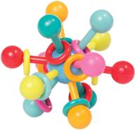 👶 discover the manhattan toy atom rattle & teether: an engaging grasping activity baby toy logo