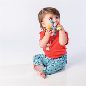 img 3 attached to 👶 Discover the Manhattan Toy Atom Rattle & Teether: An Engaging Grasping Activity Baby Toy