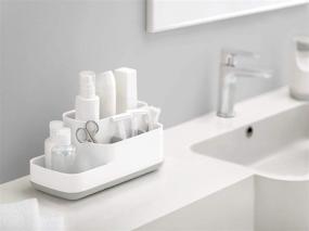 img 1 attached to 🚿 Streamline Your Bathroom with the Joseph Joseph EasyStore Gray Storage Caddy (11.9 x 11.6 x 24.9 cm)