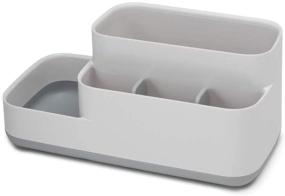 img 4 attached to 🚿 Streamline Your Bathroom with the Joseph Joseph EasyStore Gray Storage Caddy (11.9 x 11.6 x 24.9 cm)