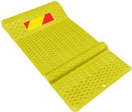 enhanced antiskid car safety parking aid mat - electriduct plastic guide for garage vehicles (yellow) logo