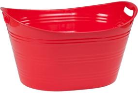 img 1 attached to 🔥 CreativeWare Red Party Tub 8.5 Gl, Fire, 8.5 Gallon: The Ultimate Cooler for Epic Parties!