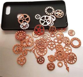 img 2 attached to DIY Antique Cog Wheel Steampunk Gears Charms Pendant Clock Gear - 100g