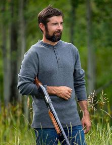 img 2 attached to 👕 Legendary Whitetails Durable Thermal Henley