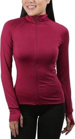 img 1 attached to ToBeInStyle Womens Color Zip Up Jacket Sports & Fitness and Team Sports