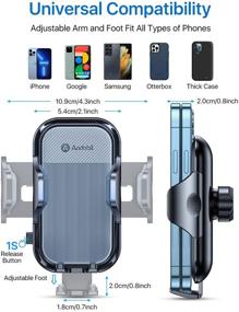 img 1 attached to [Improved Version] andobil Car Phone Holder [No Phone Damage]