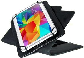 img 1 attached to 📚 MYGOFLIGHT Universal Full-Size Leather Folio C EFB Pilot Kneeboard and Clipboard - iPad Pro, Air, and Other 9"-11" Tablets