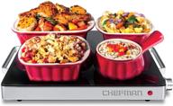 chefman compact glasstop warming tray логотип