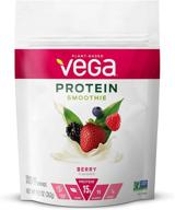 🍓 vega berry protein smoothie: vegan, keto-friendly, gluten-free & non-gmo plant-based protein powder logo