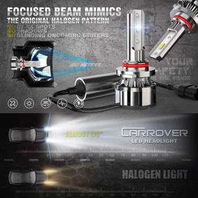 img 3 attached to Лампы для автомобилей ROVER 9005 HB3 LED: 50 Вт 10000 люмен 6000K CSP чипсы Комплект для замены галогенных ламп