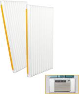 🏢 lbg products window air conditioner foam insulation panels, ac side insulating panel kit, 2-pack, white beige, 17" h x 9" w x 0.875" thick logo