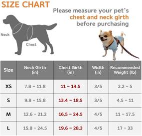 img 1 attached to 🐾 Boddlelang Adjustable Dog Harness for Small and Medium Dogs & Cats - No Choke, Escape Proof, Soft Cotton, Pet Walking Halter Harnesses