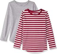 long-sleeve t-shirts for girls by amazon essentials logo