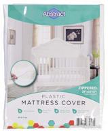 🛏 waterproof mattress cover for standard cribs & toddler beds - 28 x 52 x 8 inches - durable vinyl plastic zippered sheet, 100 gsm pvc, bpa free - enhanced quality & comfort - long lasting protection logo