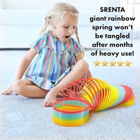 img 3 attached to 🌈 Add Vibrant Fun to Parties and Birthdays with Srenta Rainbow Spring