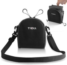 img 4 attached to 📷 TYCKA 8-карманное мешочек для фильтров объективов: водонепроницаемый и пыленепроницаемый, дизайн для путешествий с регулируемым плечевым ремнем.