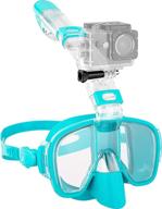 capas innovative breathing anti fog snorkeling logo