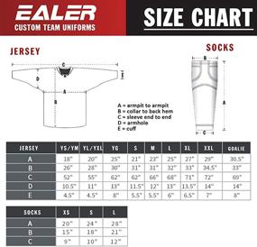 img 1 attached to EALER HS100 Series: Team Color Dry Fit Ice Hockey 🏒 Socks for all Ages - Junior to Senior, Youth to Adult