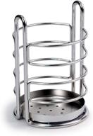 🍴 streamlined chrome utensil holder by spectrum diversified: organize your kitchen in euro style logo